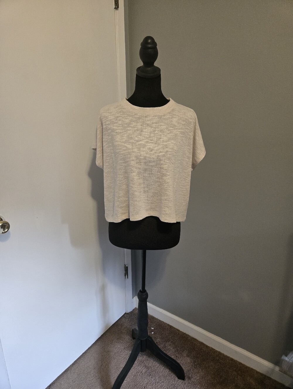 Zenana Cream Ceop Top Knit - Small